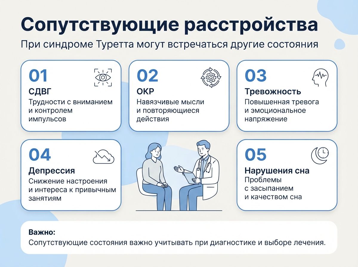 Лечение синдрома Туретта в Лимане инфографика